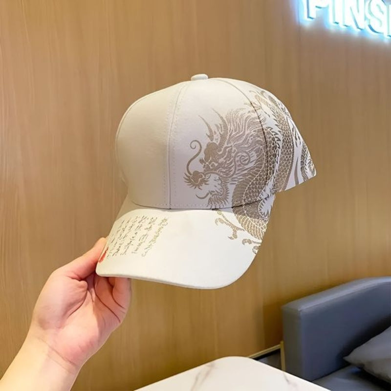 Gorra de lienzo del Año del Dragón