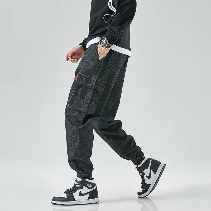 Pantalones jogger de mezclilla Hype Cargo