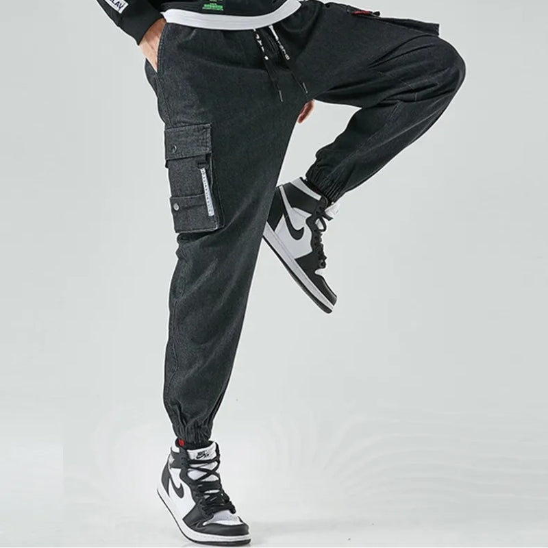 Pantalones jogger de mezclilla Hype Cargo