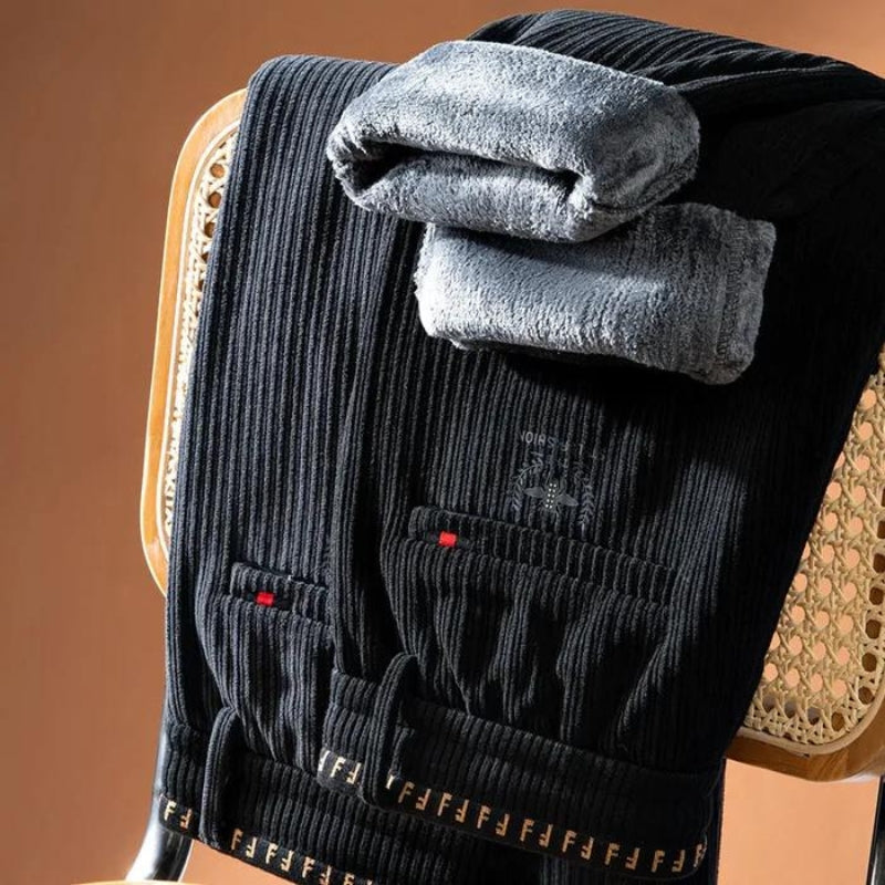 Pantalones de pana premium forrados de vellón Romero