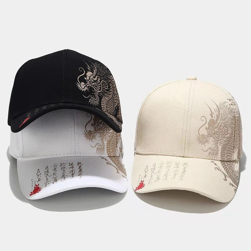 Gorra de lienzo del Año del Dragón