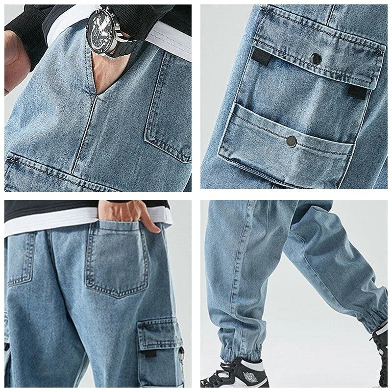 Pantalones jogger de mezclilla Hype Cargo