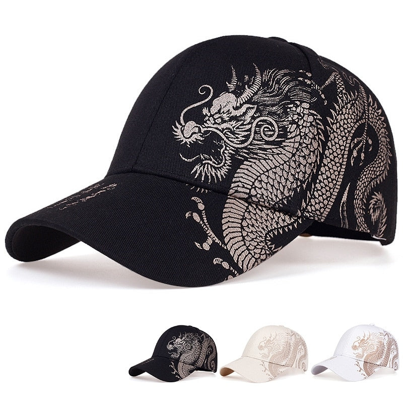 Gorra de lienzo del Año del Dragón