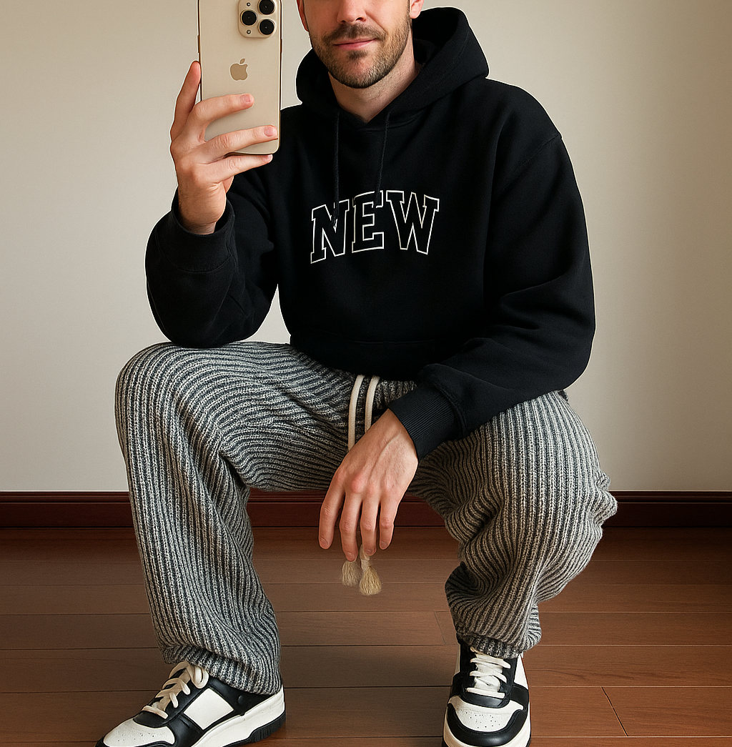 Pantalones sudadera Hype Herringbone