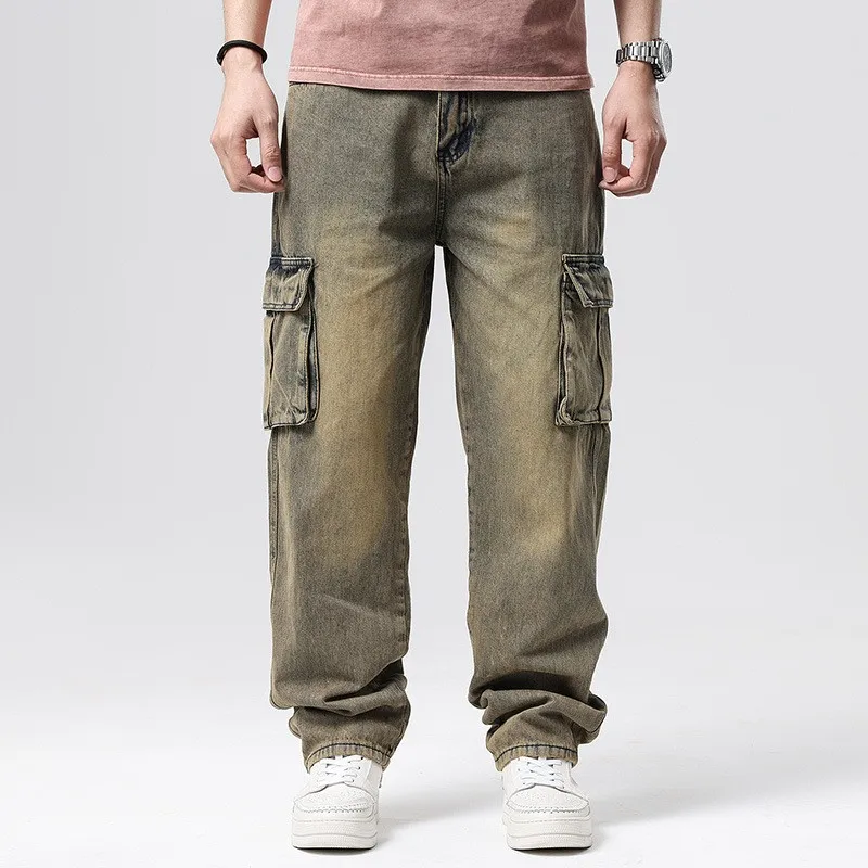 Jeans Cargo de mezclilla Montana