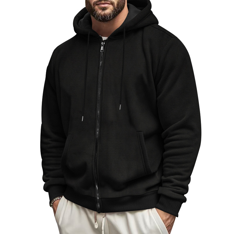 Sudadera con capucha de punto waffle Brooklyn
