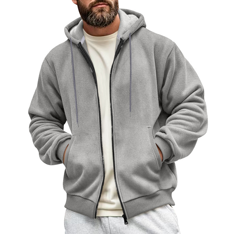 Sudadera con capucha de punto waffle Brooklyn