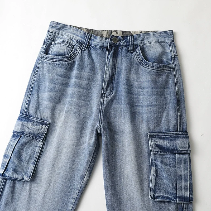 Jeans Cargo de mezclilla Montana