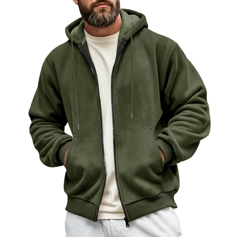 Sudadera con capucha de punto waffle Brooklyn