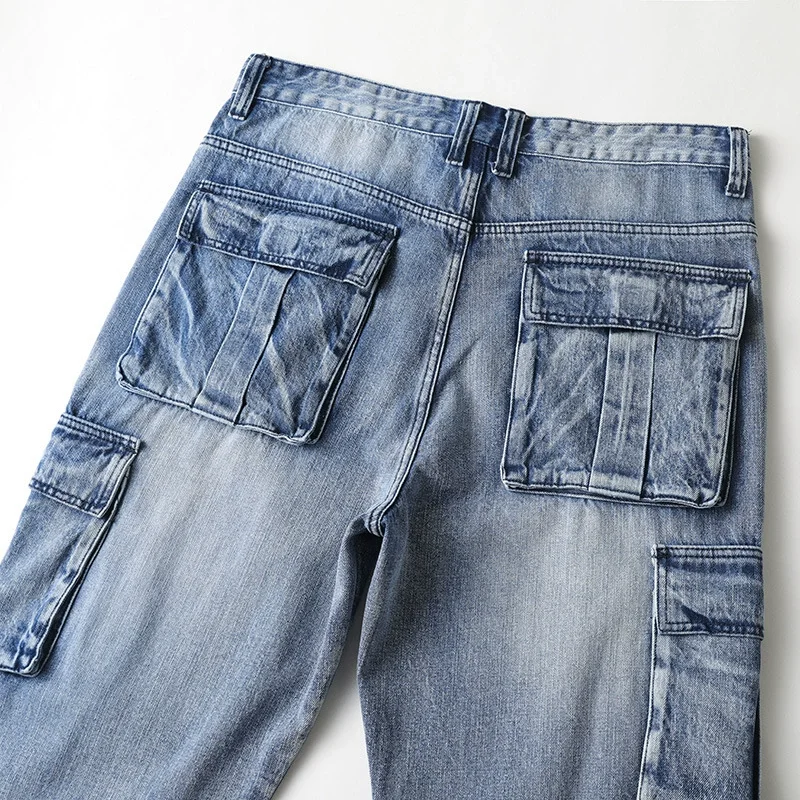 Jeans Cargo de mezclilla Montana