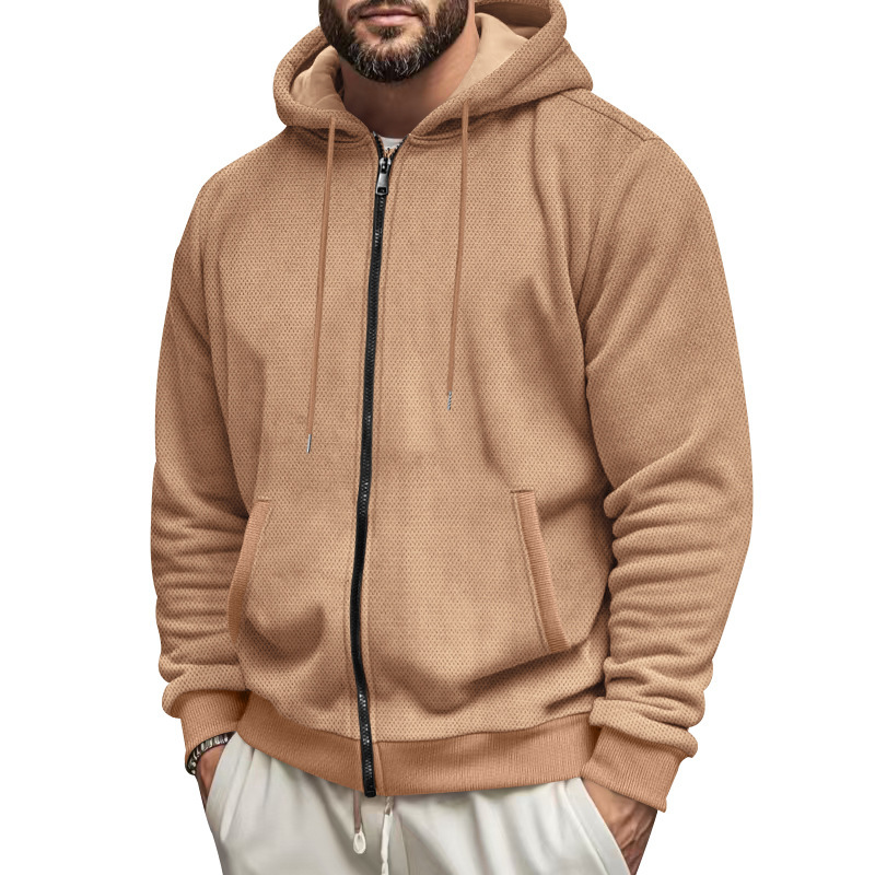 Sudadera con capucha de punto waffle Brooklyn