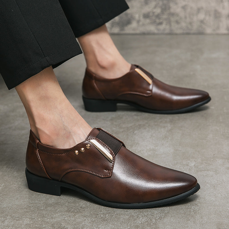 Zapatos de vestir de cuero genuino Salvatore