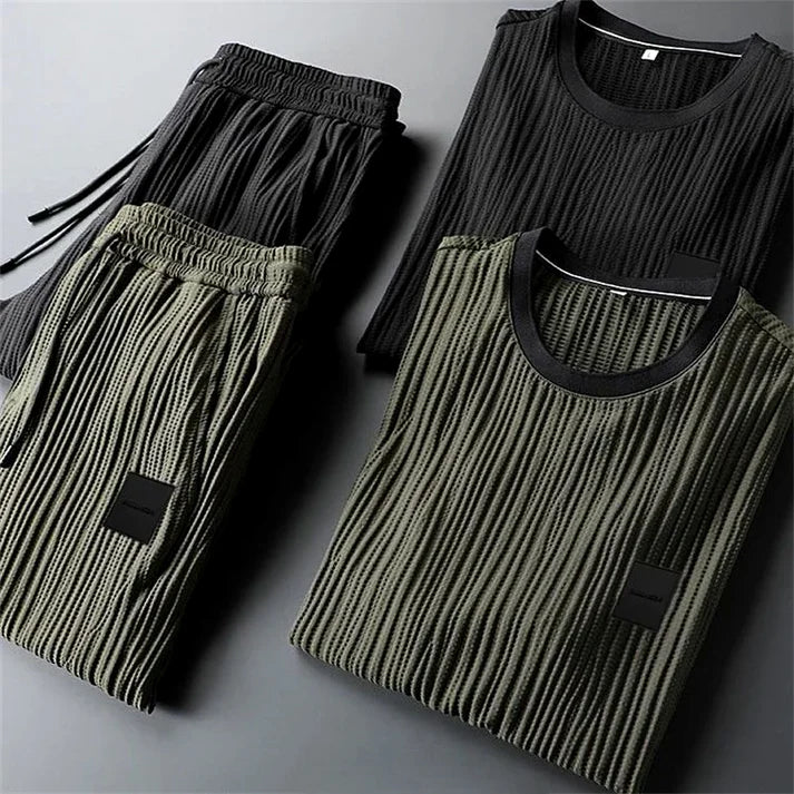 Conjunto de Dos Piezas de Seda Hype Ice