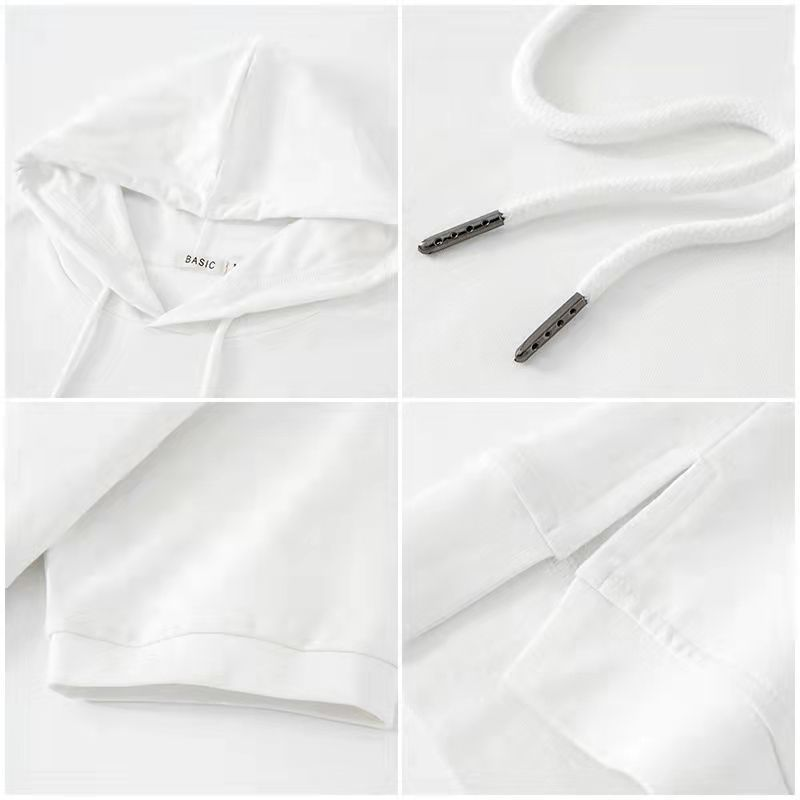 Sudadera con Capucha de Manga Corta Hype