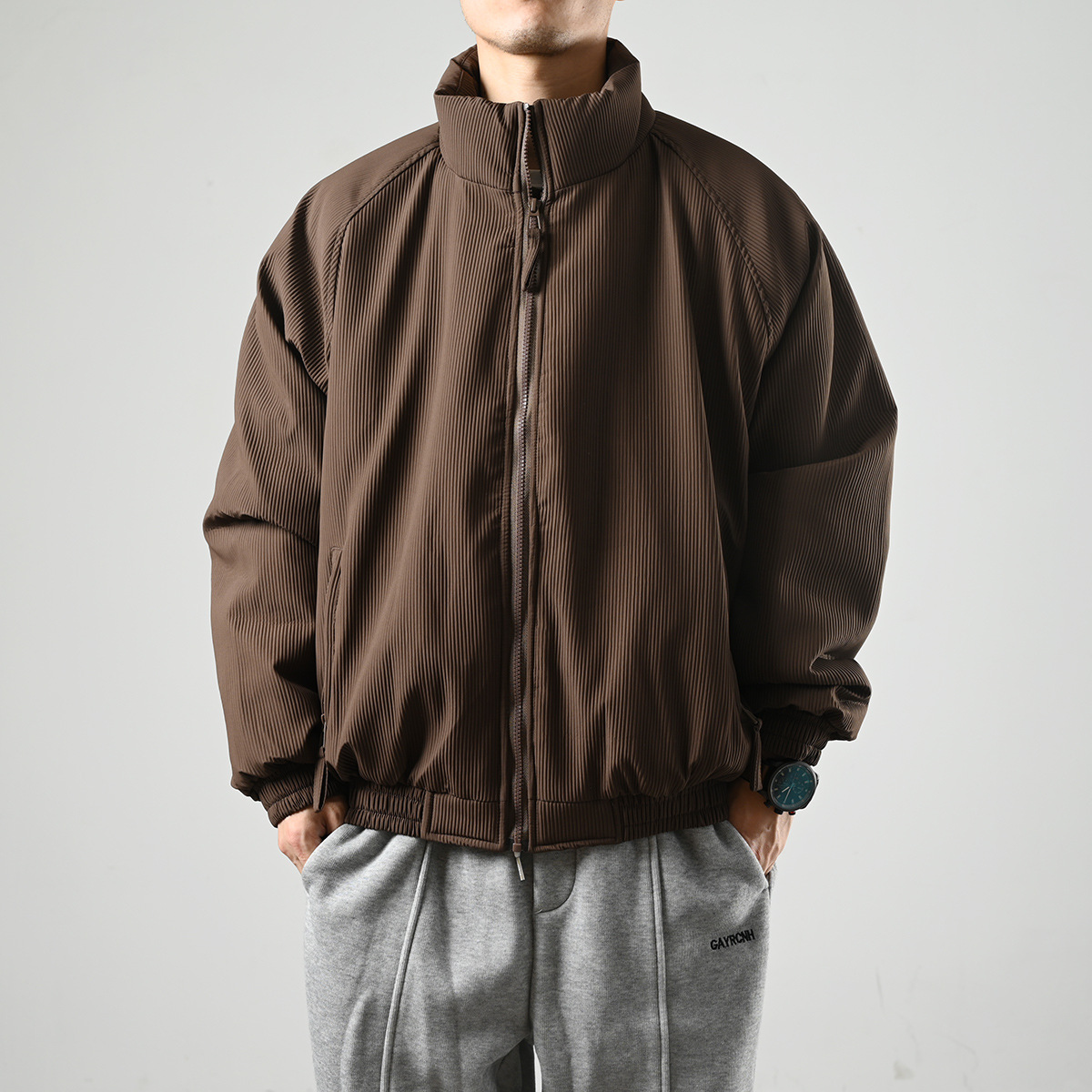 Chaqueta acolchada de pana Horizon