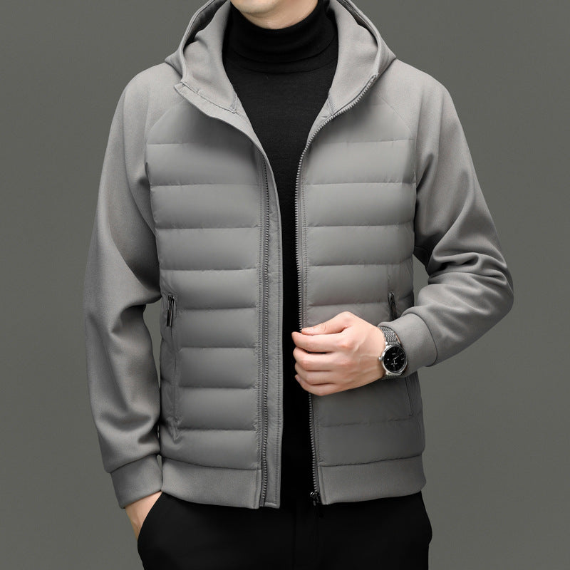 Chaqueta acolchada Oxford Monograma
