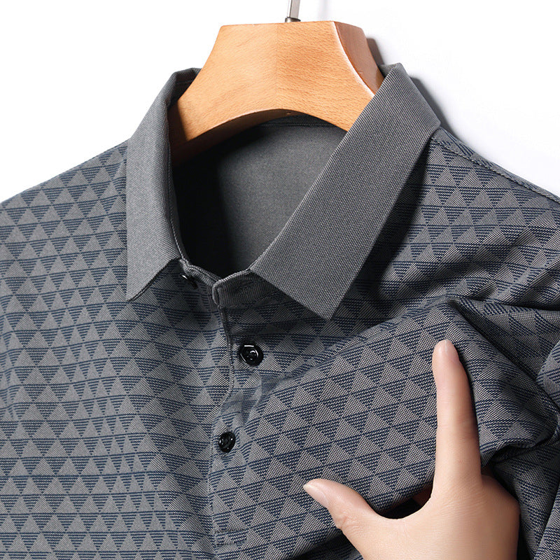 Camisa polo de seda de hielo premium Ridge