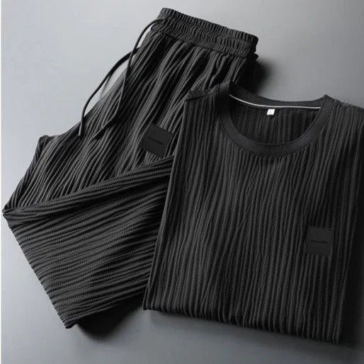 Conjunto de Dos Piezas de Seda Hype Ice