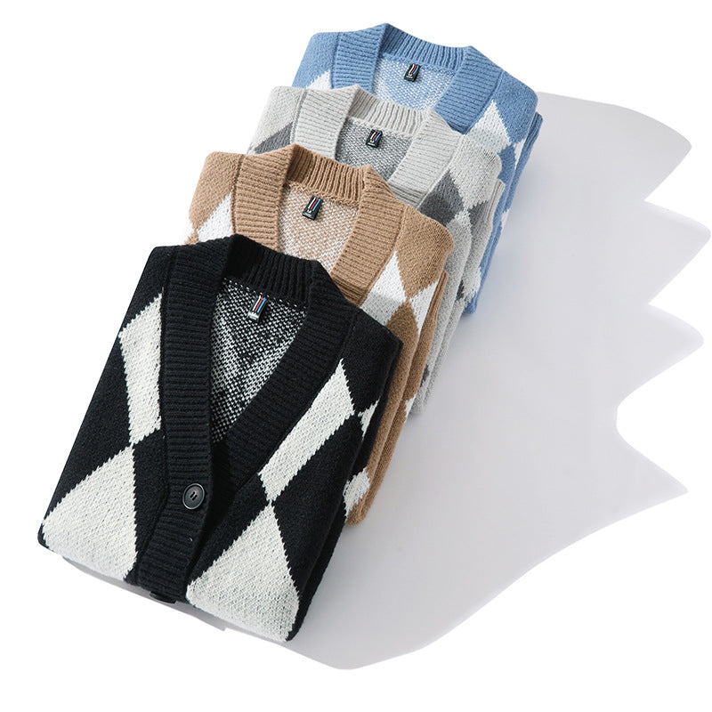 Chaleco de lana Oxford Argyle