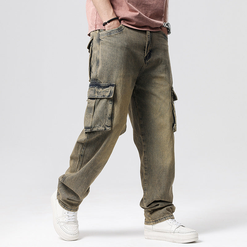 Jeans Cargo de mezclilla Montana