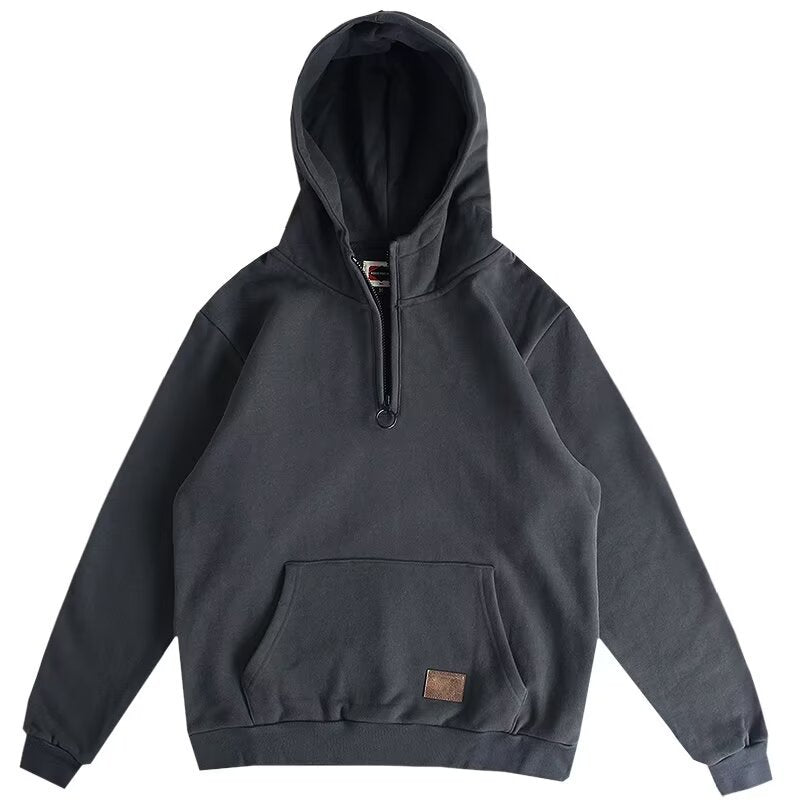 Sudadera con cremallera en cuartos de Hype
