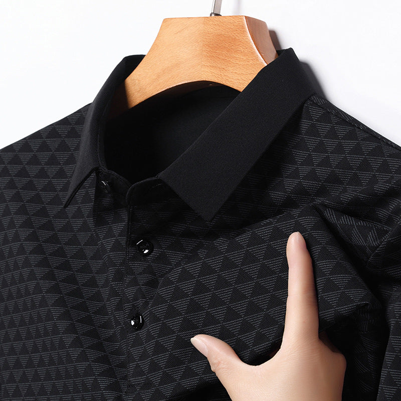 Camisa polo de seda de hielo premium Ridge
