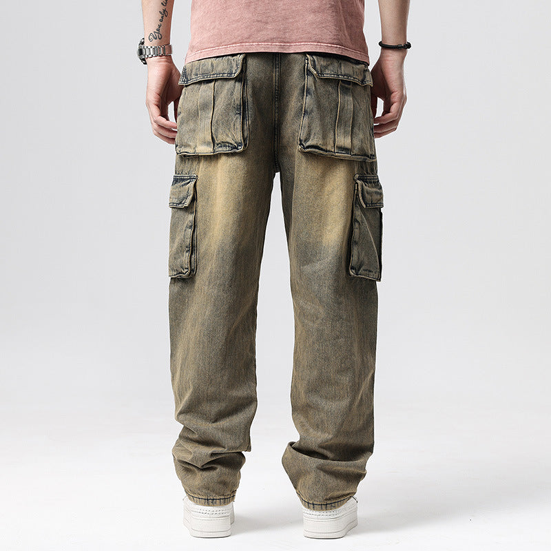 Jeans Cargo de mezclilla Montana