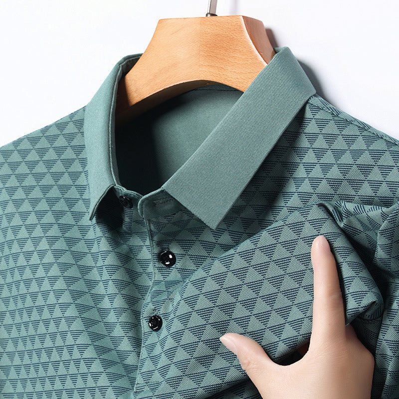 Camisa polo de seda de hielo premium Ridge