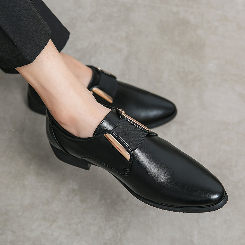 Zapatos de vestir de cuero genuino Salvatore