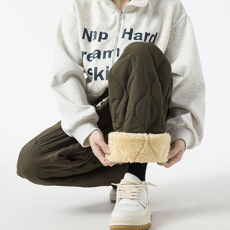 Pantalones Hype Acolchados de Sherpa