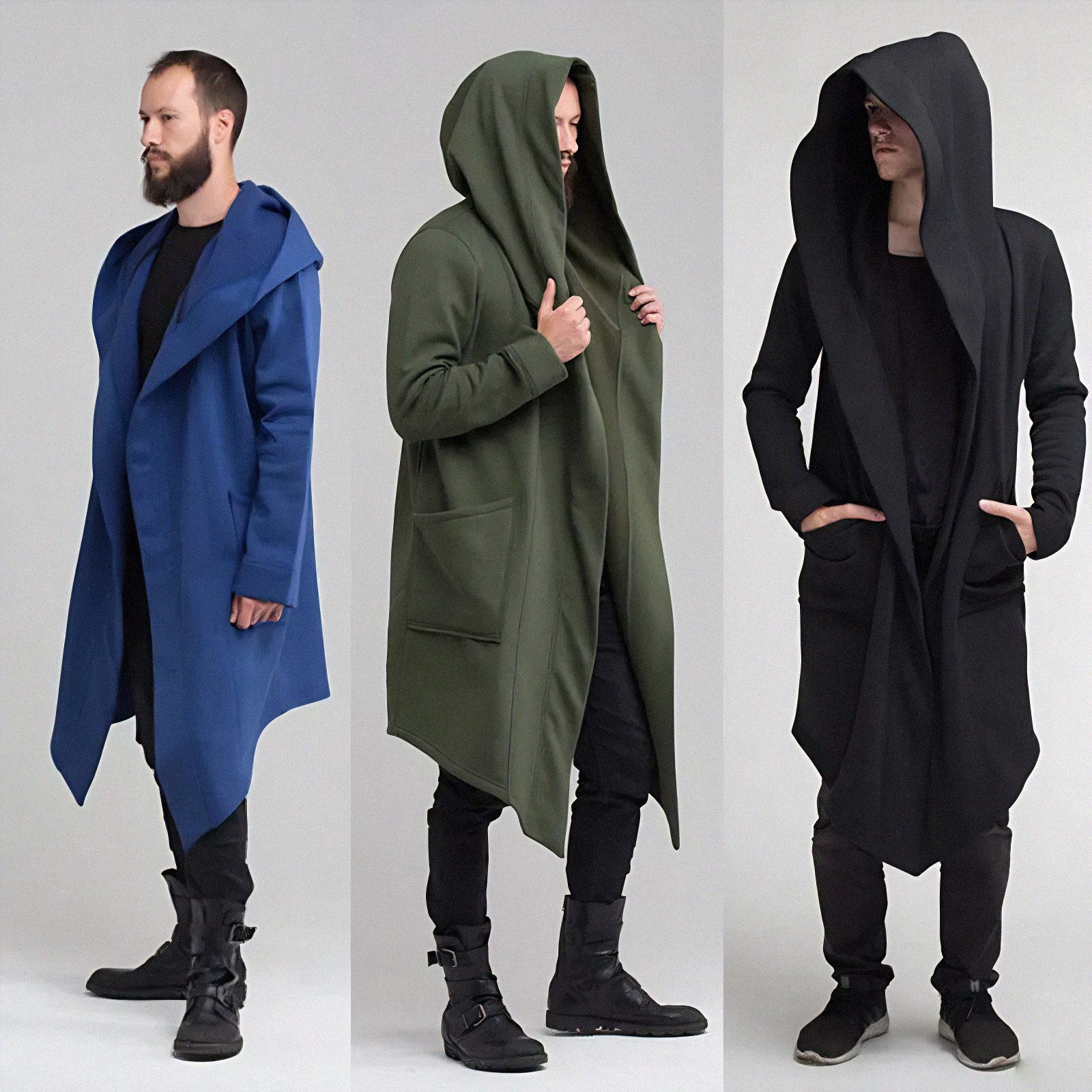 Chaqueta con capucha tipo hipe estilo trench
