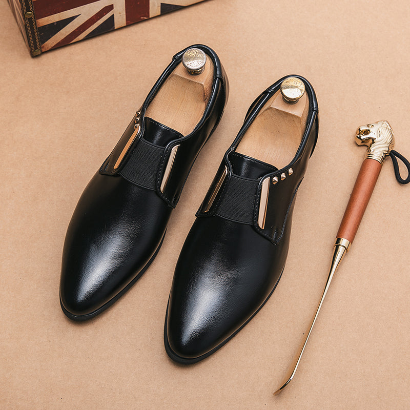 Zapatos de vestir de cuero genuino Salvatore