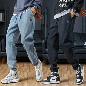 Pantalones jogger premium de mezclilla Hype