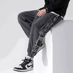 Pantalones jogger de sarga Azteca Hype