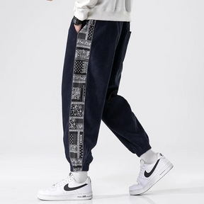 Pantalones jogger de sarga Azteca Hype