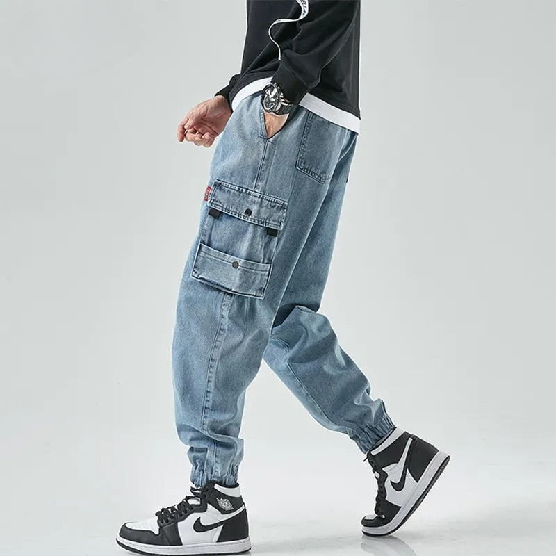 Pantalones jogger de mezclilla Hype Cargo