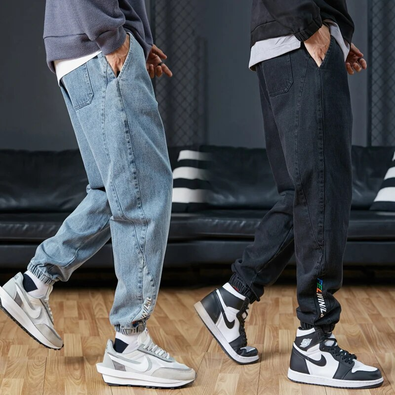Pantalones jogger premium de mezclilla Hype