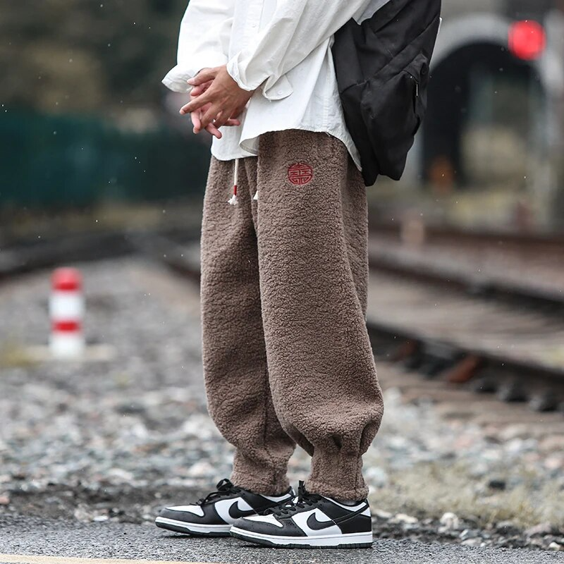 Pantalones deportivos de felpa polar Hype
