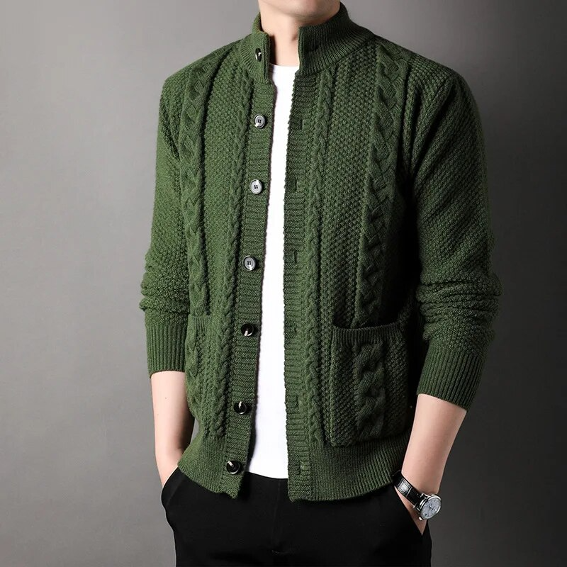 Cardigan de punto premium Scholar