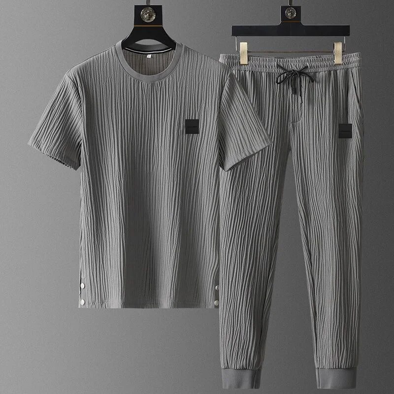 Conjunto de Dos Piezas de Seda Hype Ice