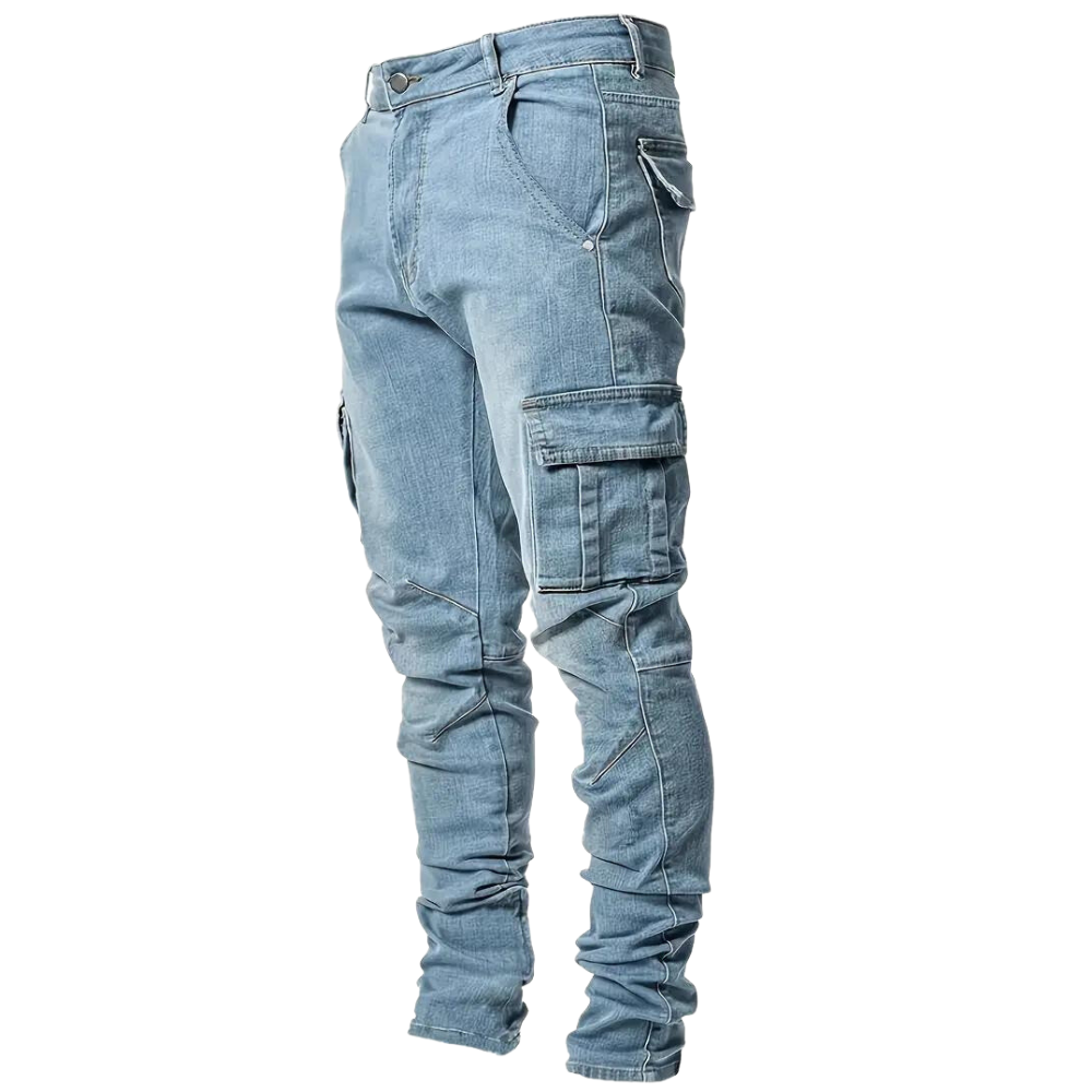 Jeans Cargo de Estilo Callejero