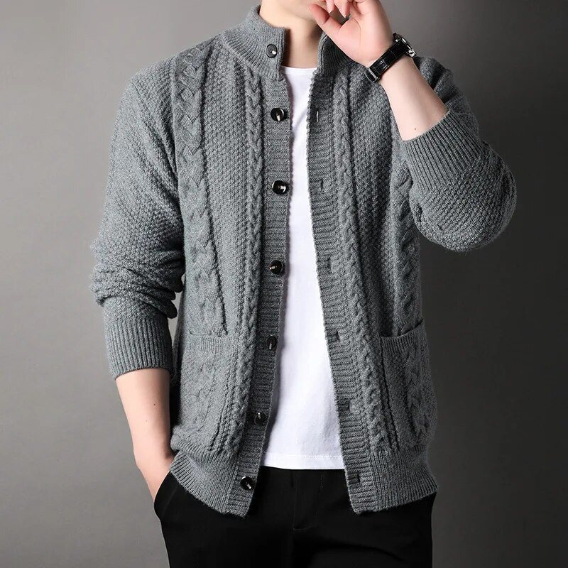 Cardigan de punto premium Scholar