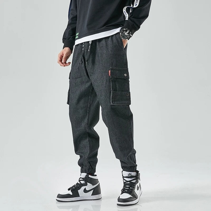 Pantalones jogger de mezclilla Hype Cargo