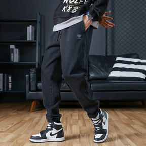 Pantalones jogger premium de mezclilla Hype