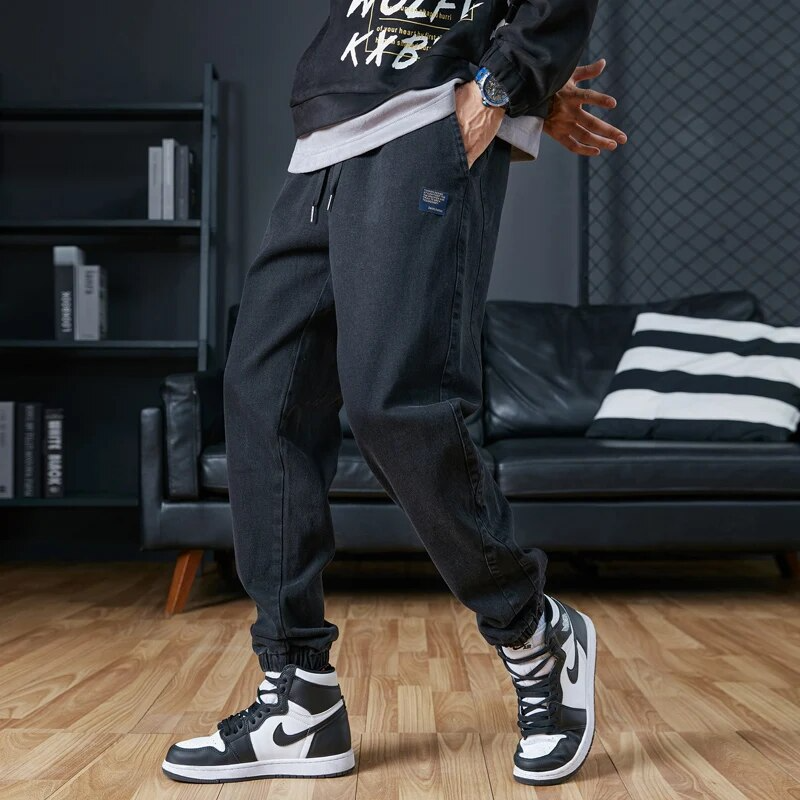 Pantalones jogger premium de mezclilla Hype