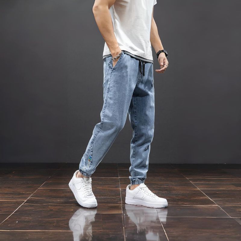 Pantalones jogger premium de mezclilla Hype