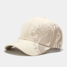 Gorra de lienzo del Año del Dragón
