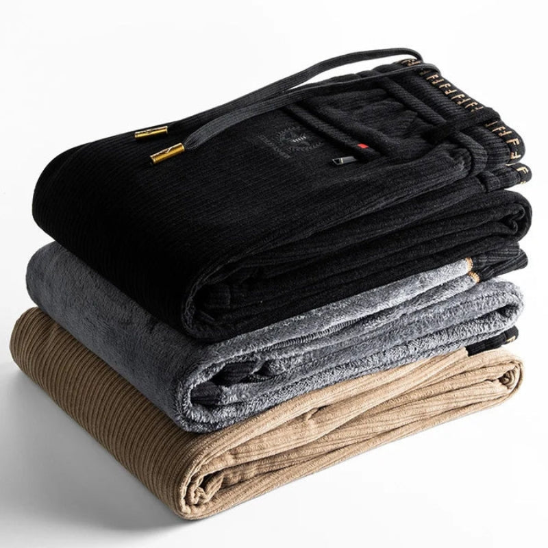 Pantalones de pana premium forrados de vellón Romero