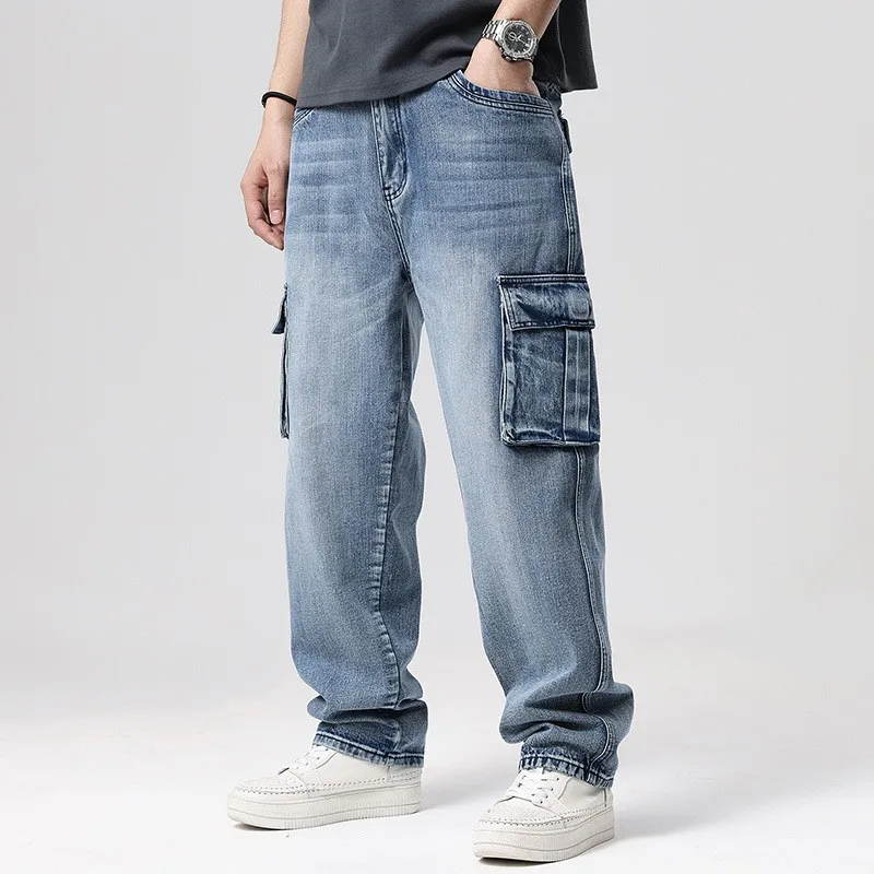 Jeans Cargo de mezclilla Montana