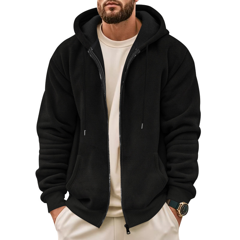 Sudadera con capucha de punto waffle Brooklyn